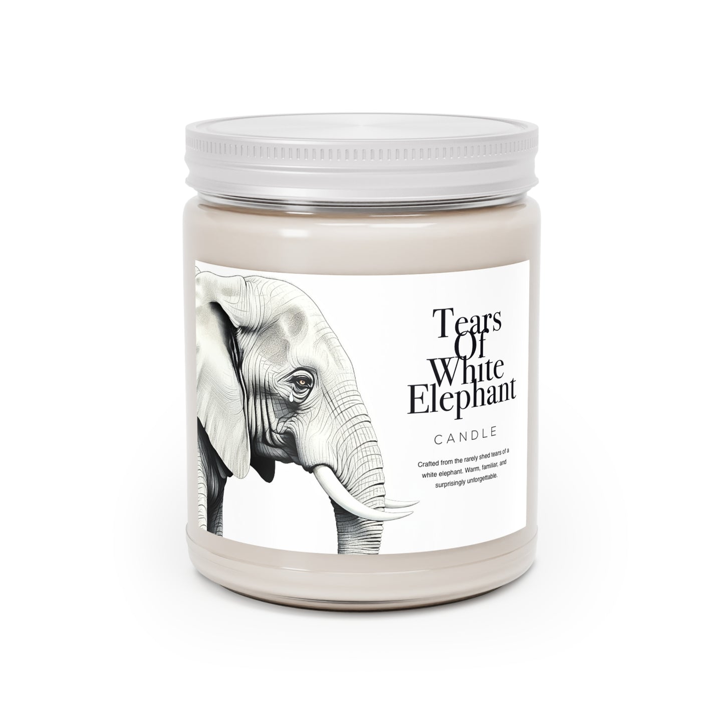 Tears Of White Elephant Candle