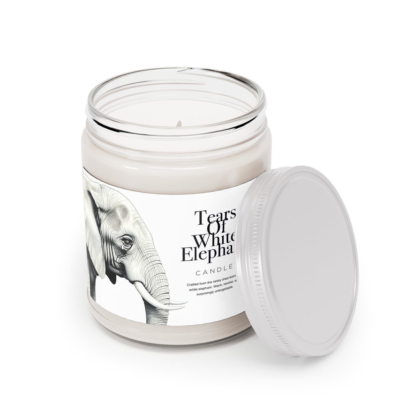 Tears Of White Elephant Candle